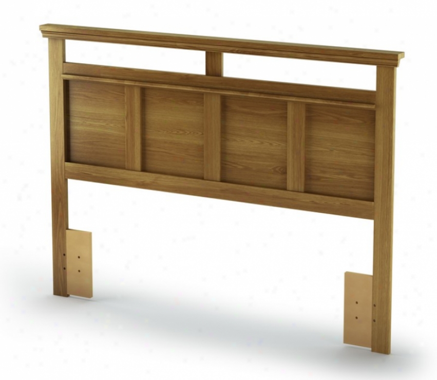 Full/ Queen Size Headboard Cottage Style In Golden Oak Finish