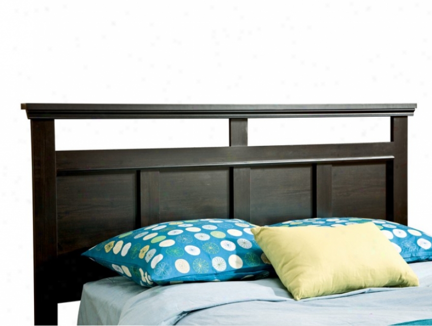 Full/ Queen Size Headboard Country Style In Ebony Perfect
