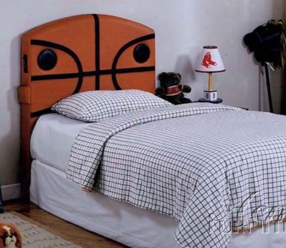 Full Bigness Headboard With Speakers In Basketball Design