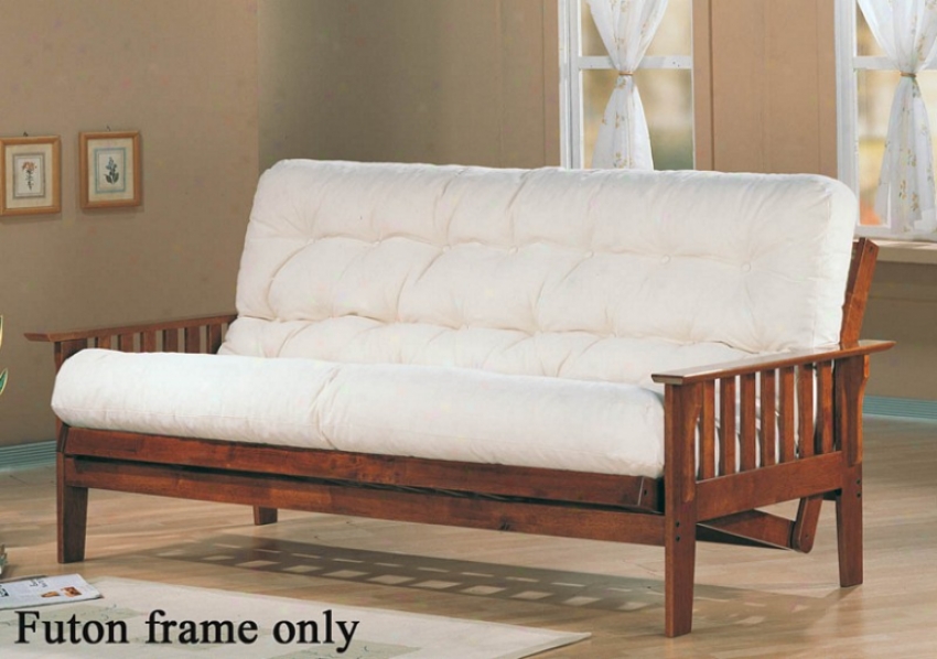 Futon Frame Mission Styyle In Dirty Oak Perfect