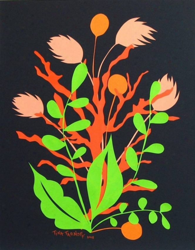 Handmade Papercut Art - A Wild Profusion Of Flowers 2