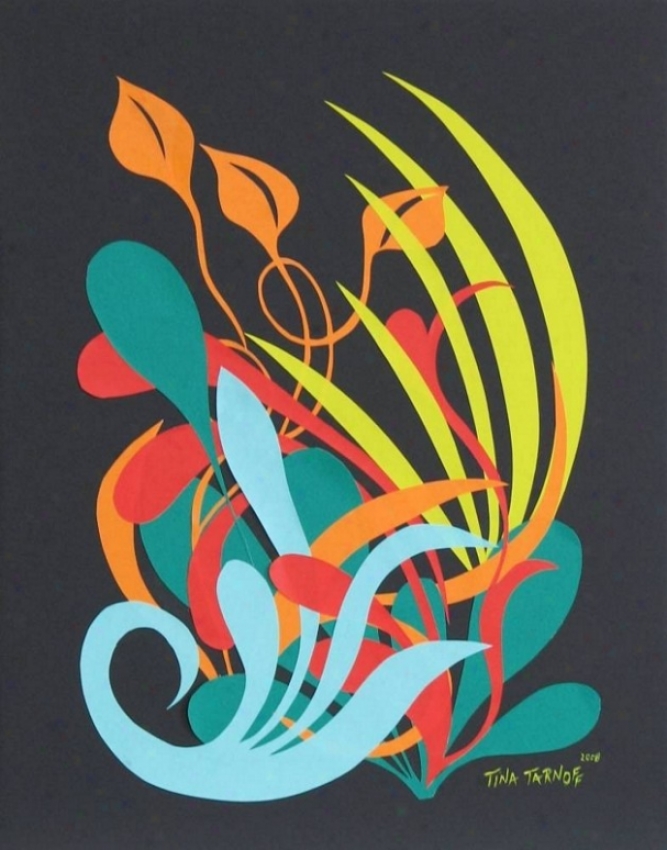 Handmade Papercut Art - A Wild Profusion Of Flowers 1