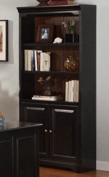 Home Office Bookcase In Espresso Finish