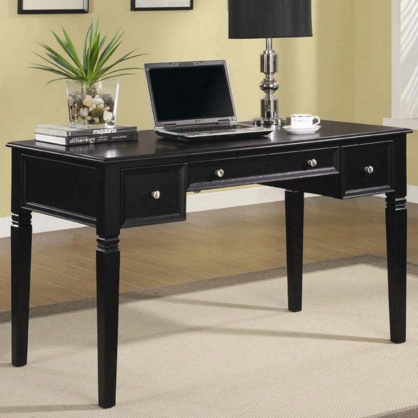 Home Place of business Computer Desk With Keyboard Drawer In Black End