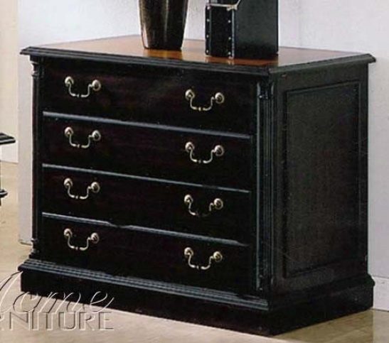 Home Place of business Storage File Cabinet Espresso Finish