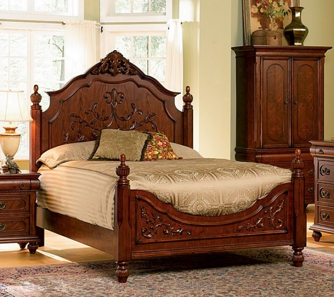 Isabella Bedroom Collection Solid Hardwold Queen Size Bed