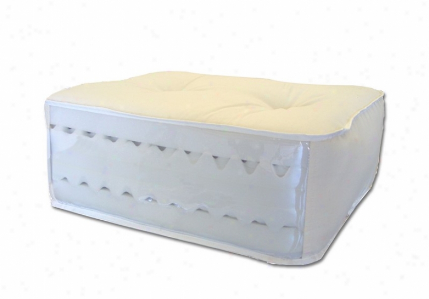 Junior Size Chair Mattress Hr Foam In Solid Natural Color