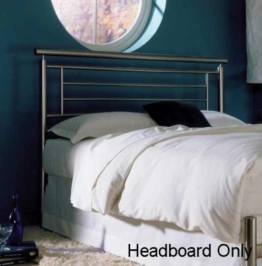 King Size Metal Headgoard - Chatham Contemporary Design In Satin Finish