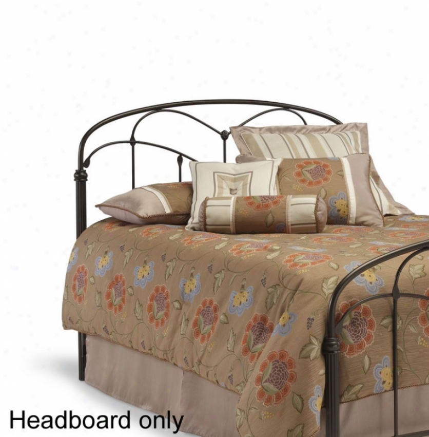 King Size Metal Headboard - Pkmona Transitional Style In Hazelnut Finish