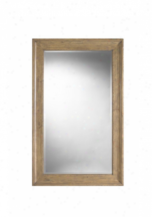 eLaner Wall Mirror In Nantucket Wash Finish