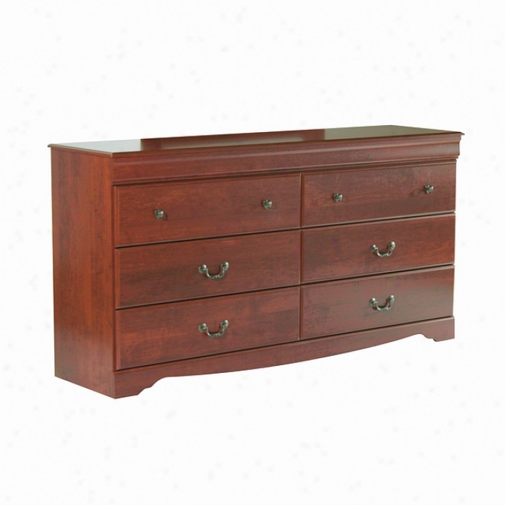 Louis-philippe Style Cherry Finish Befroom Dresser