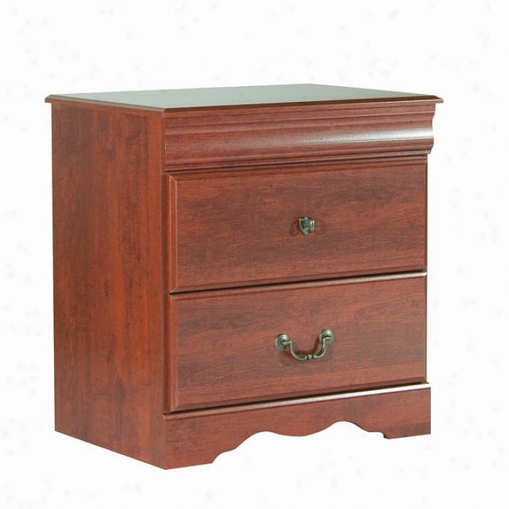 Louis-philippe Style Cherry Finish Night Stand