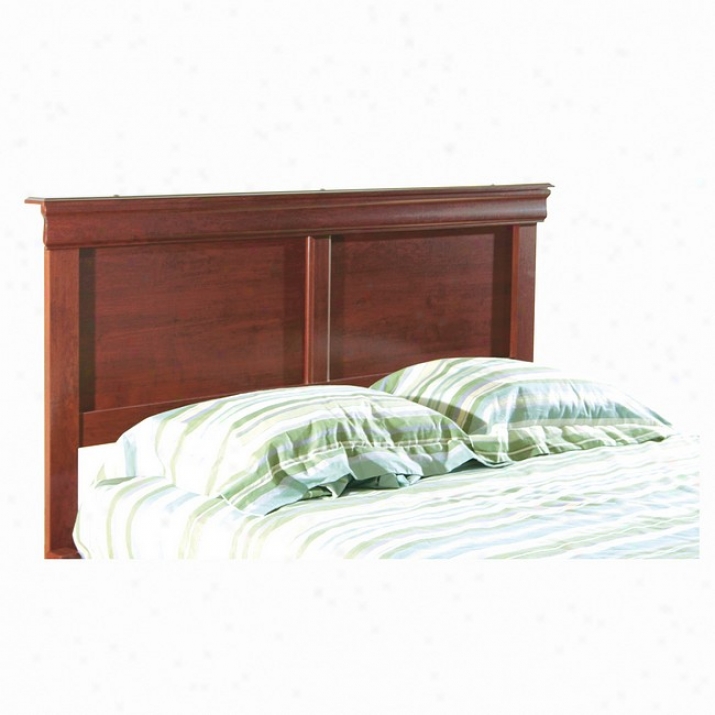 Louis-philippe Style Cherry Finish Queen Size Headboard