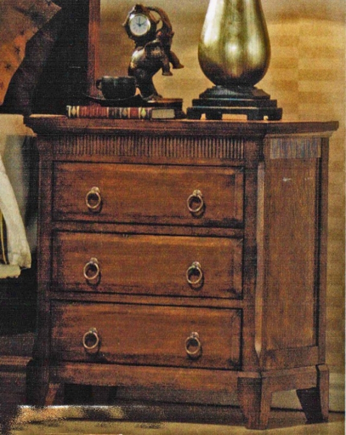 Nightstand Mission Style In Oak Finish