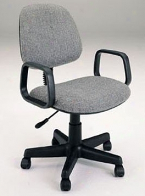 Office Secretary Swivel Chair With Casters & Gas Lift