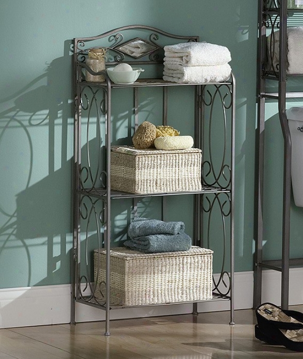 Reflections Bathroom 3-tier Metal Organizer Torture