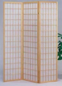 Unoccupied space Divider Panel With Checker Design In Natural Finish