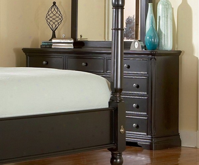 Sahara Bedroom Assemblage Espresso Finish Dresser