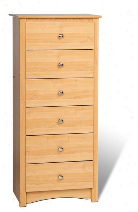 Sonoma Maple Finish 6-drawer Lingerie Storage Breast