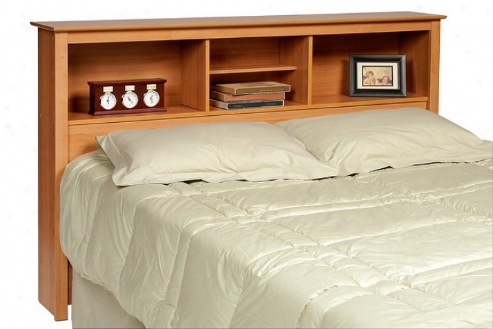 Sonoma Maple Finish Double/queen Size Storage Headboard