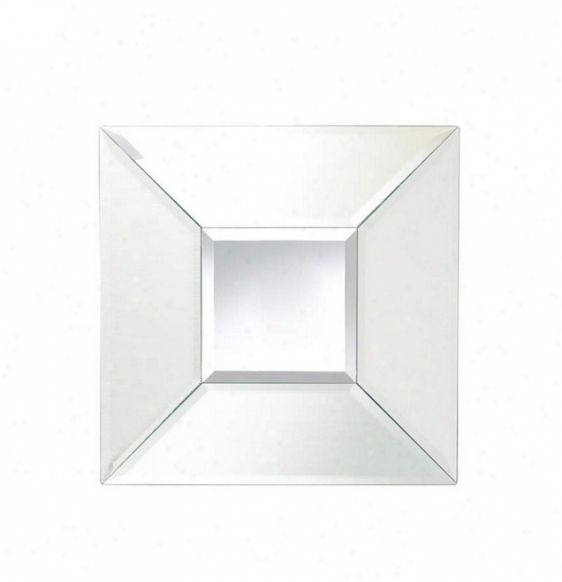Square Wall Mirror With Frameless Design