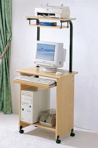 Standard Rolling Computer Workstation Center Desk