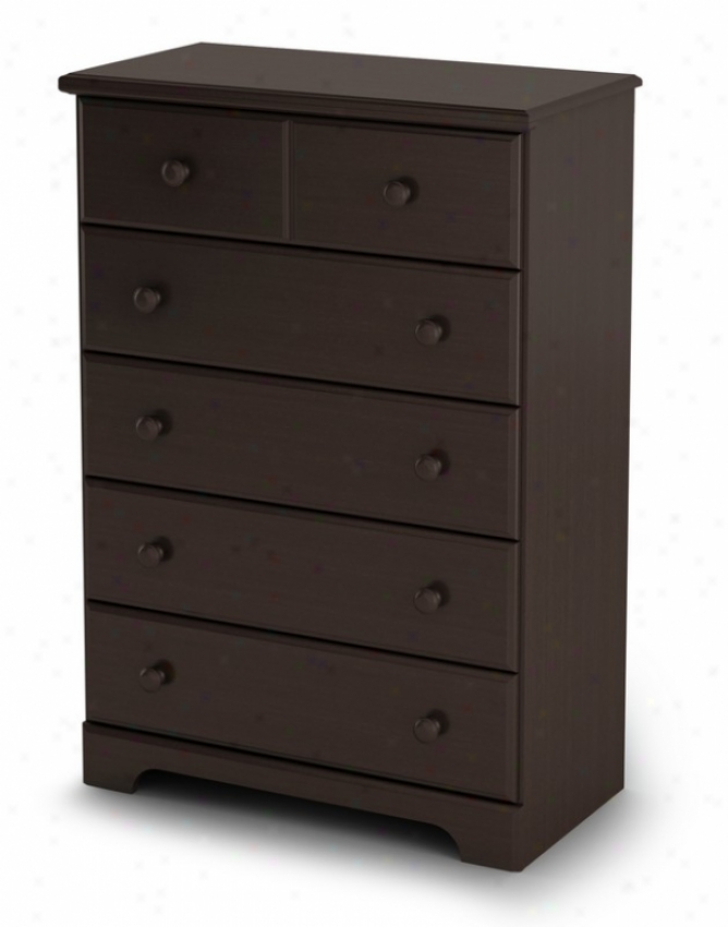 Storage Chest Contemporary Style In Chocolate Finish