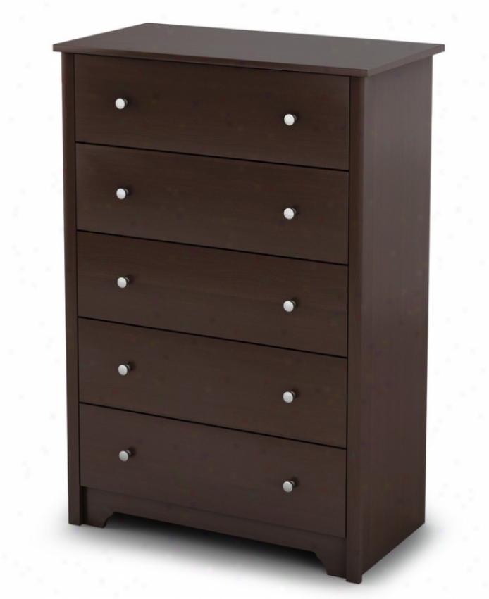 Storage Chest Transitional Style In Chocolate Finish