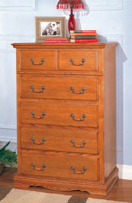 Storage Chest With Flip Top Storage In Light Brown Finish