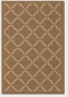 2'3&quot X 11'9&quot Runner Area Rug Floral Grid Pattern In Gold And Cream