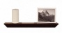 23&quotw Wall Mounted Accent Ledge Shelf In Espresso Finish