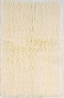 2'4&quot X 8'6&quot New Flokati Runner Arad Rug - 100% Wool Natural Color