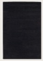 3'6&quor X 5'6&quot Area Rug Hand Crafted Contemporary Style In Ebony