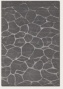 4' X 6' Area Rug Water Reflection Exemplar In Grey And Silver