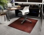 47&quot X 60&quot Office Chair Mat Bamboo Tri-fold Mat In Dark Chefry Finish