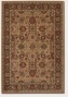 5'3&quot X 7'6&quot Area Rug Persian Pattern In Convert into leather And Chocolate