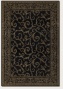 7'10&quot X 11'2&quot Area Rug Traditional Scroll Pattern In Black