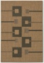 7'6&quot X 10'9&quot Area Rug Contemporary Style In Natural And Black