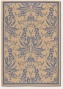 7'6&quot X 10'9&quot Region Rug Tapestry Pattern In Blue And Natural
