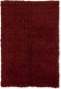 8' X 10' New Flokati Area Rug - 100% Wool Burgundy Color