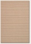 8'6&quot X 13' Region Rug Striped Pattern In Cream And Red