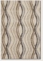 9'2&quot X 12'5&quot Suoerficial contents Rug Wave Pattern Design In Cream Color