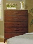 Bedroom Chest With Taper Legs In Espresso Finish