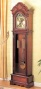 Grandfathet Floor Clock In Cherry Finihs