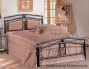 Queen Siae Bed Headboard And Footboard - Wickked Bronze Finish