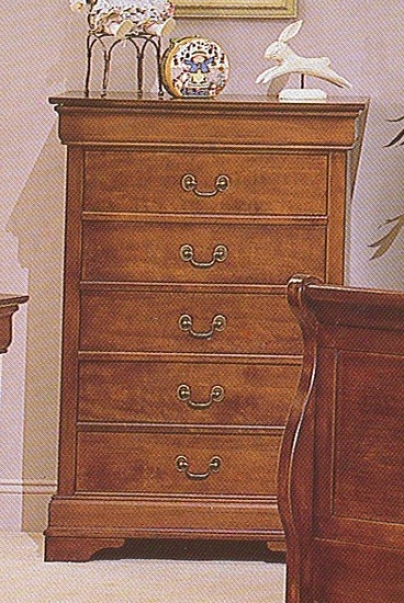 Traditional Cherry Finish Hardwood Storage Chest