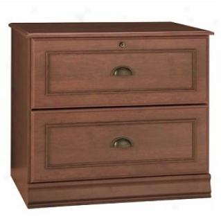 Traditional Style Classic Cherry Finish Lateral File Filing Cabinet