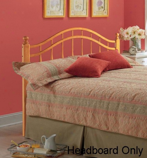 Twin Sizing Wood Headboard - Springill Cottage Style In Honey Maple Finish