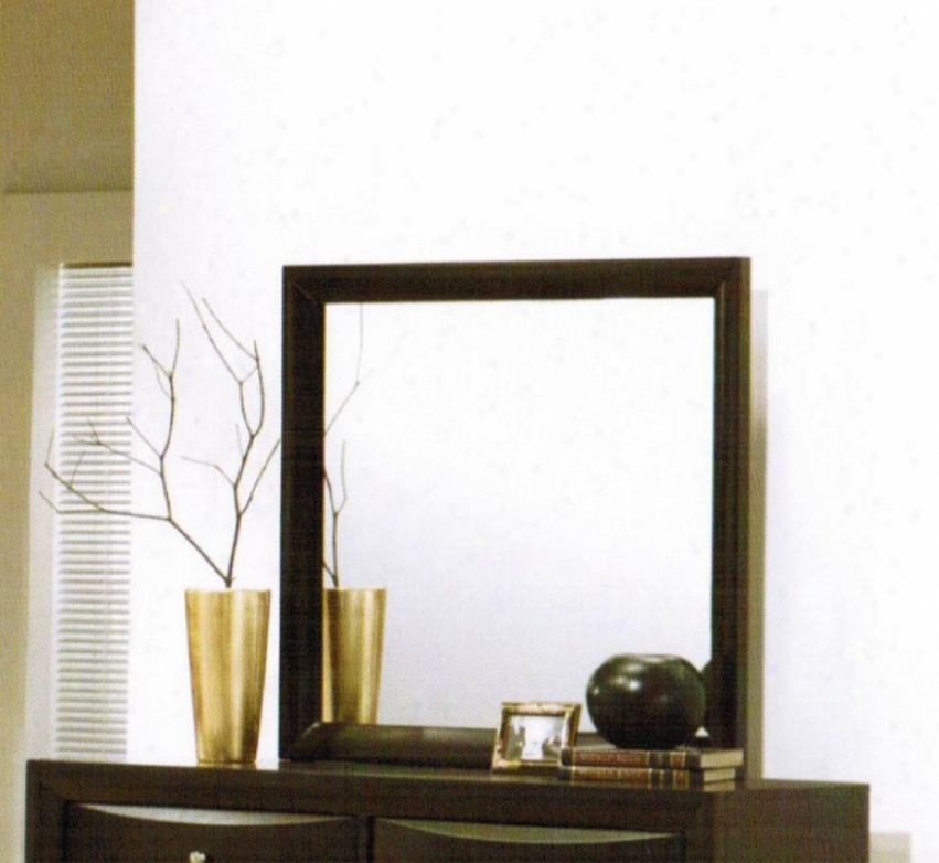 Wall Mirror - Contemporary Black Finish