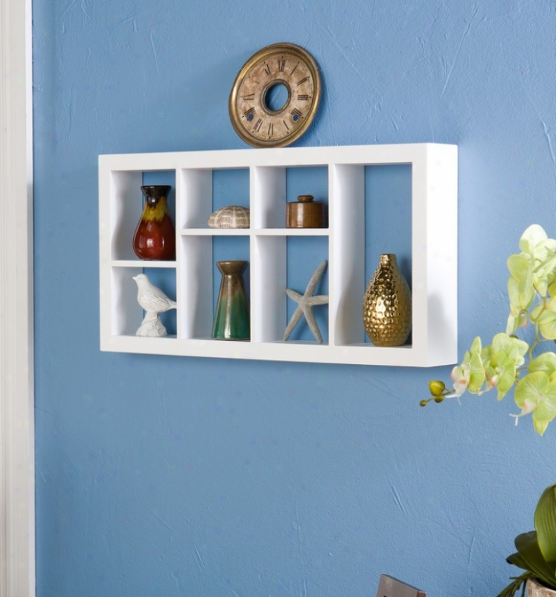 Wall Rrctangular Display Shelf In Happy End